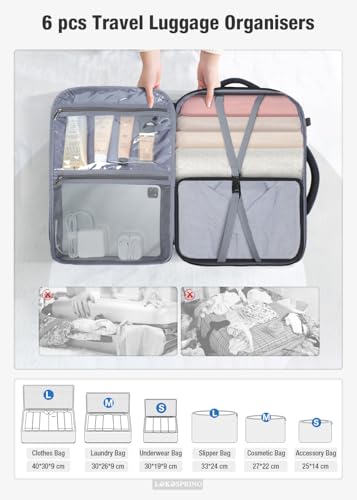 Detalle 2 de Lekespring Mochila Viaje Cabina 20L