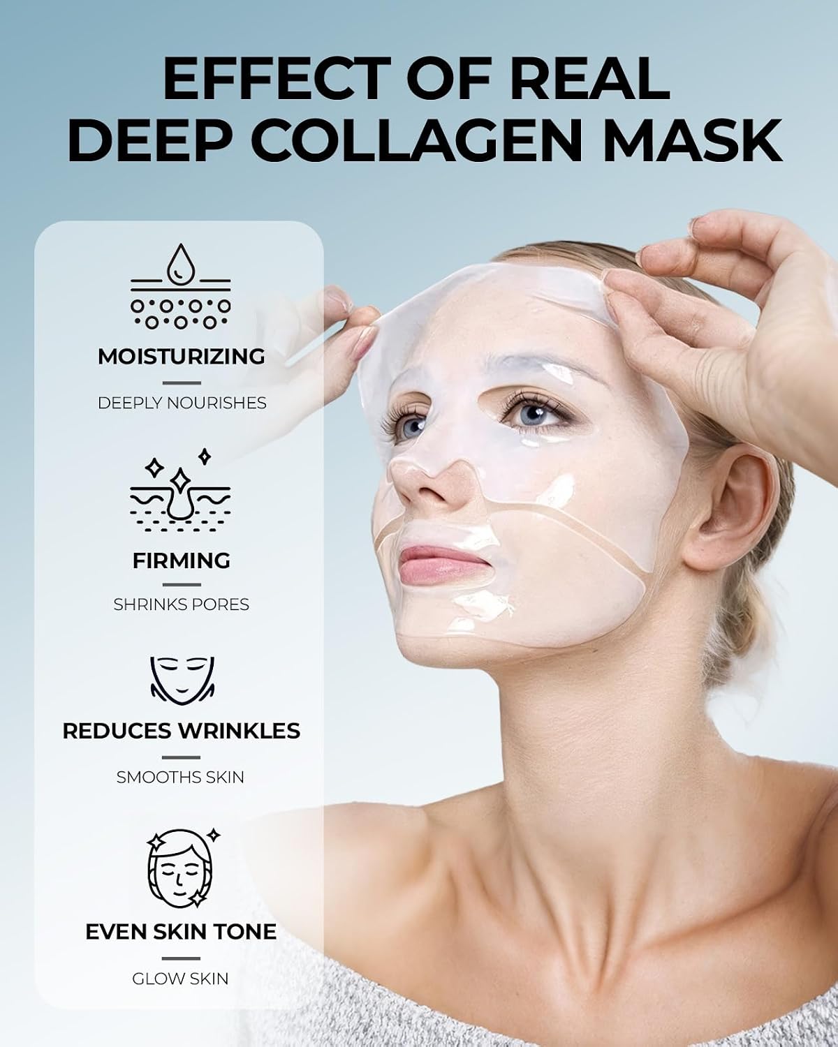 Detalle 2 de Collagen Mask 6 Stück Wokatta