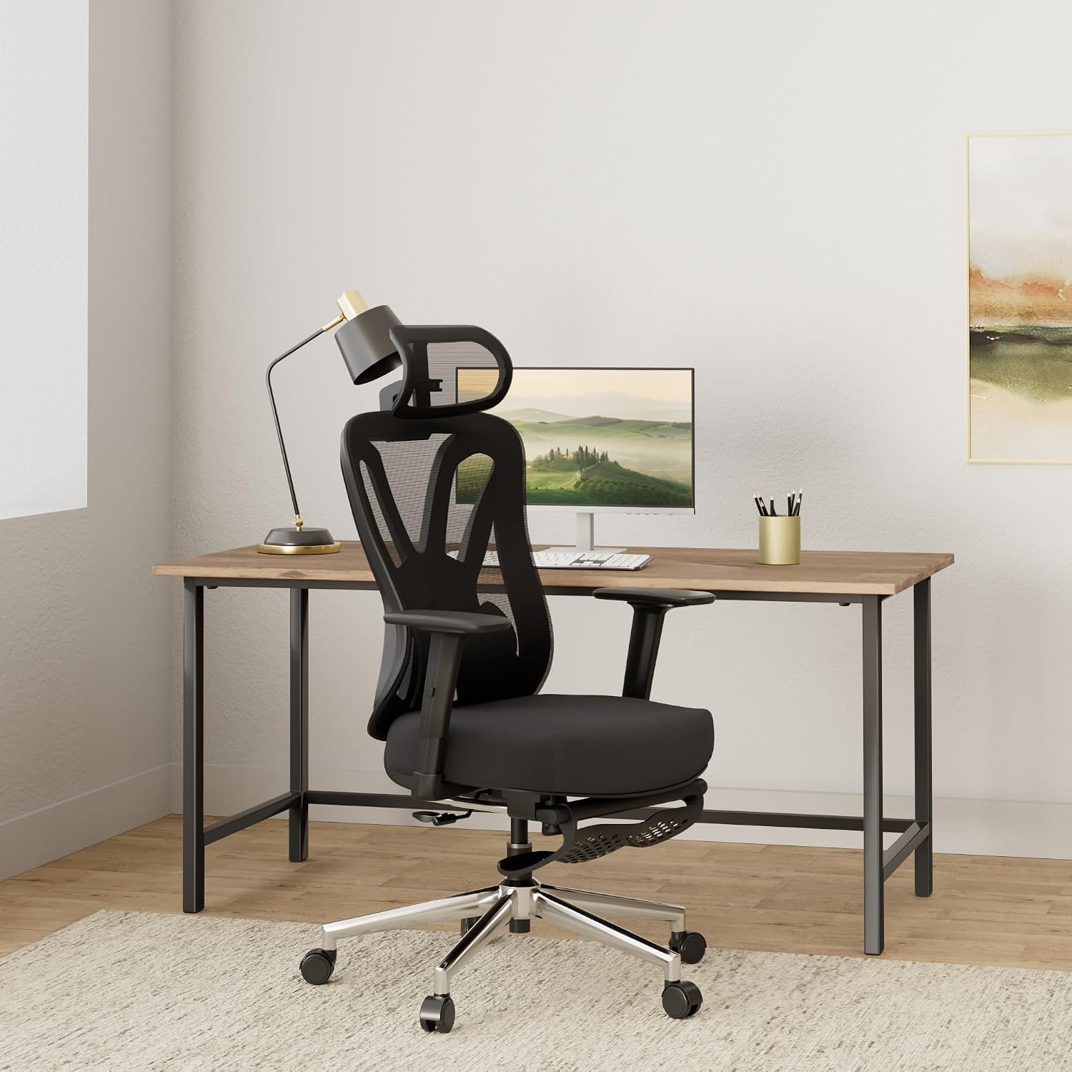 Detalle 2 de Hbada P5 Ergonomic Office Chair with Footrest