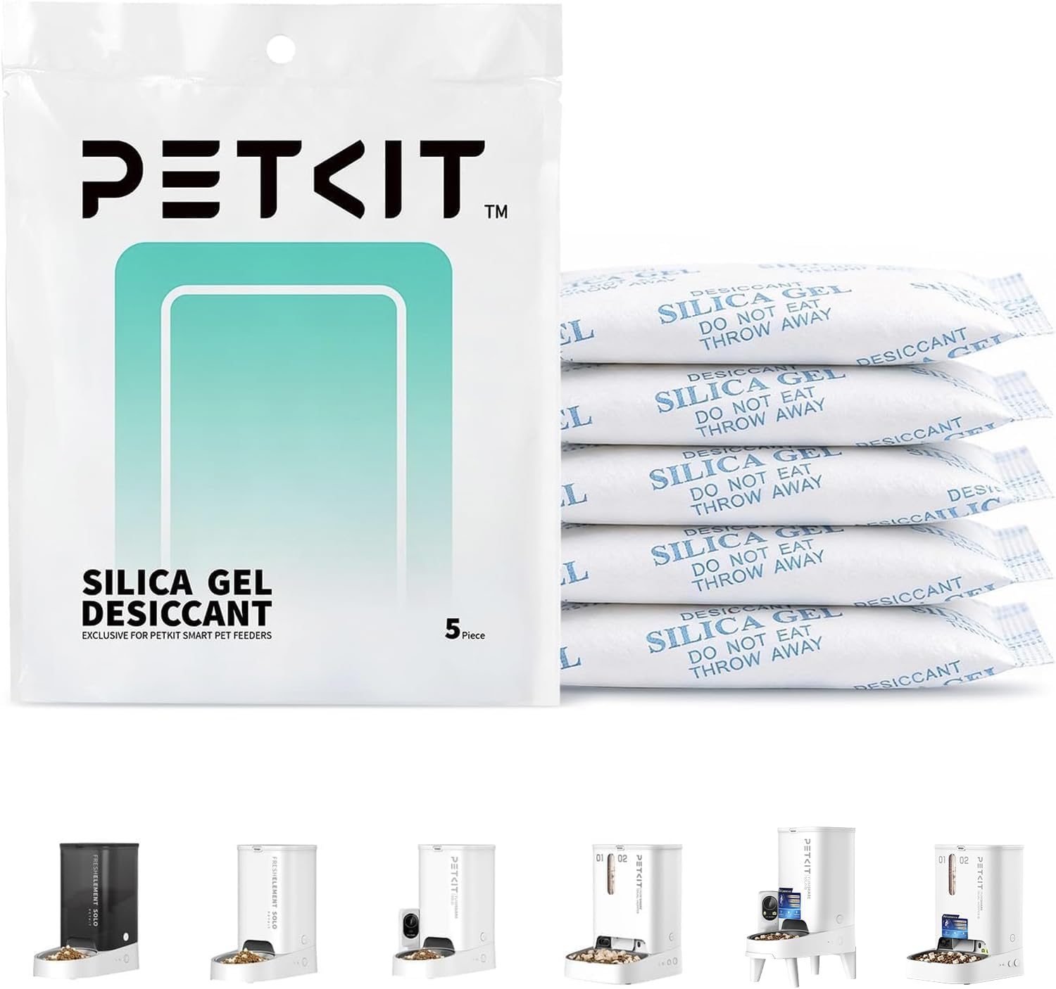 Detalle de PETKIT déshydratants pour distributeurs intelligents 5 paquets