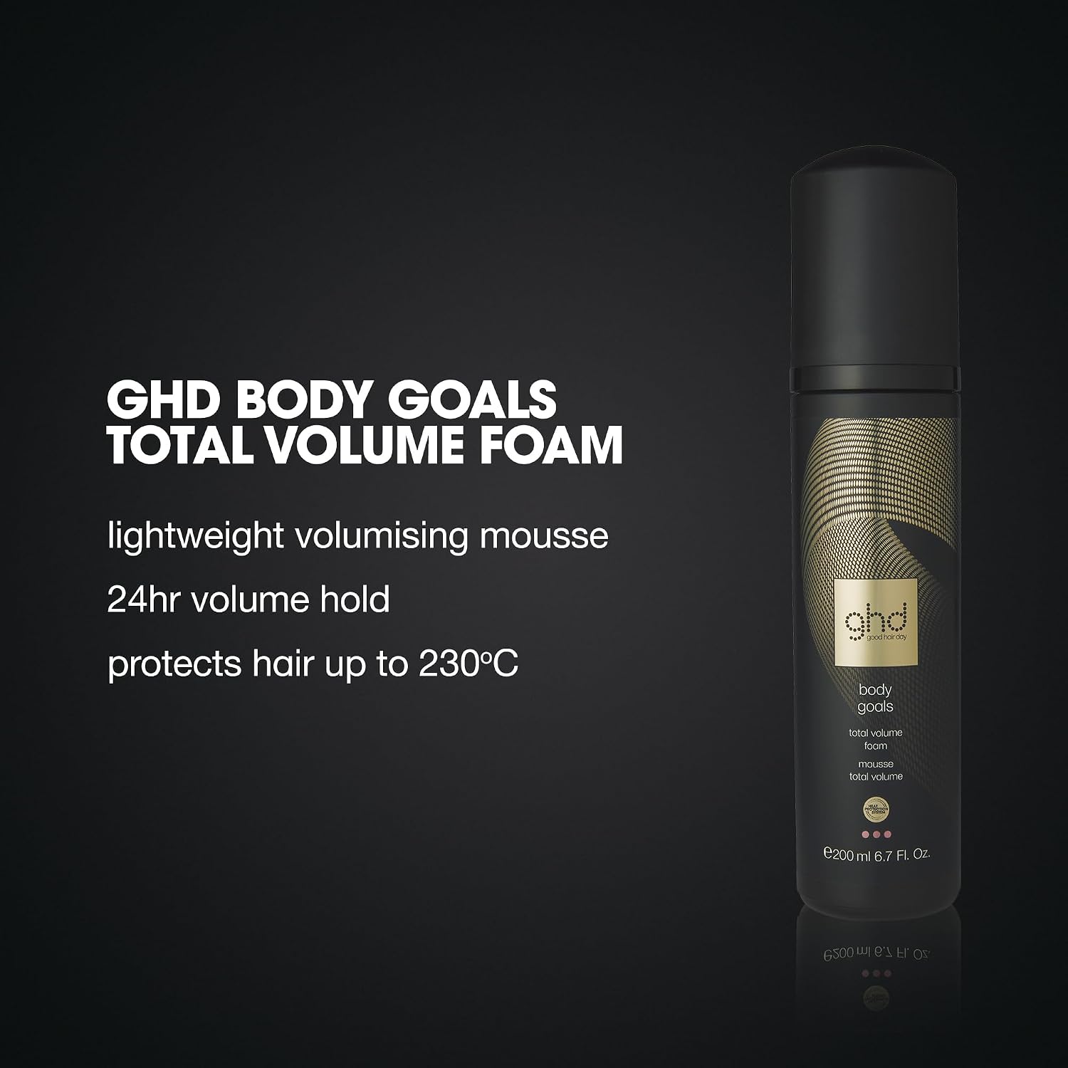 Thumbnail 1 de ghd Body Goals Mousse modellante volumizzante: mousse leggera per capelli pieni e protetti
