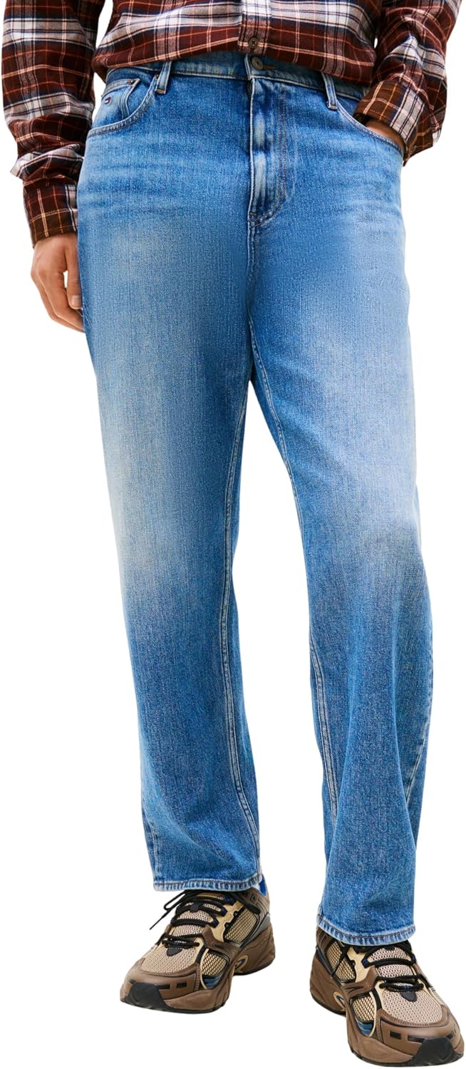 Detalle de Tommy Jeans Men's Sonny Regular Tapered Jeans (Bi0134)