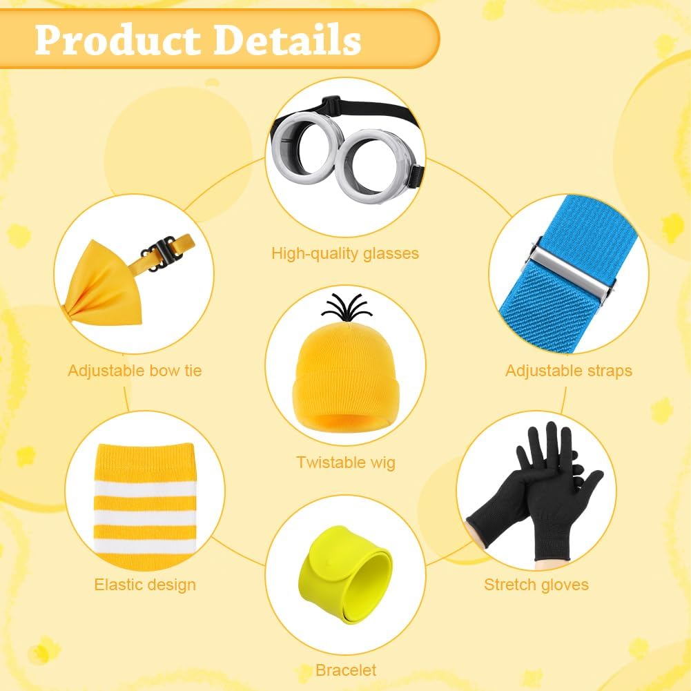 Thumbnail 2 de BSBUY 7 Pcs Yellow Costume Accessories Set 🎭