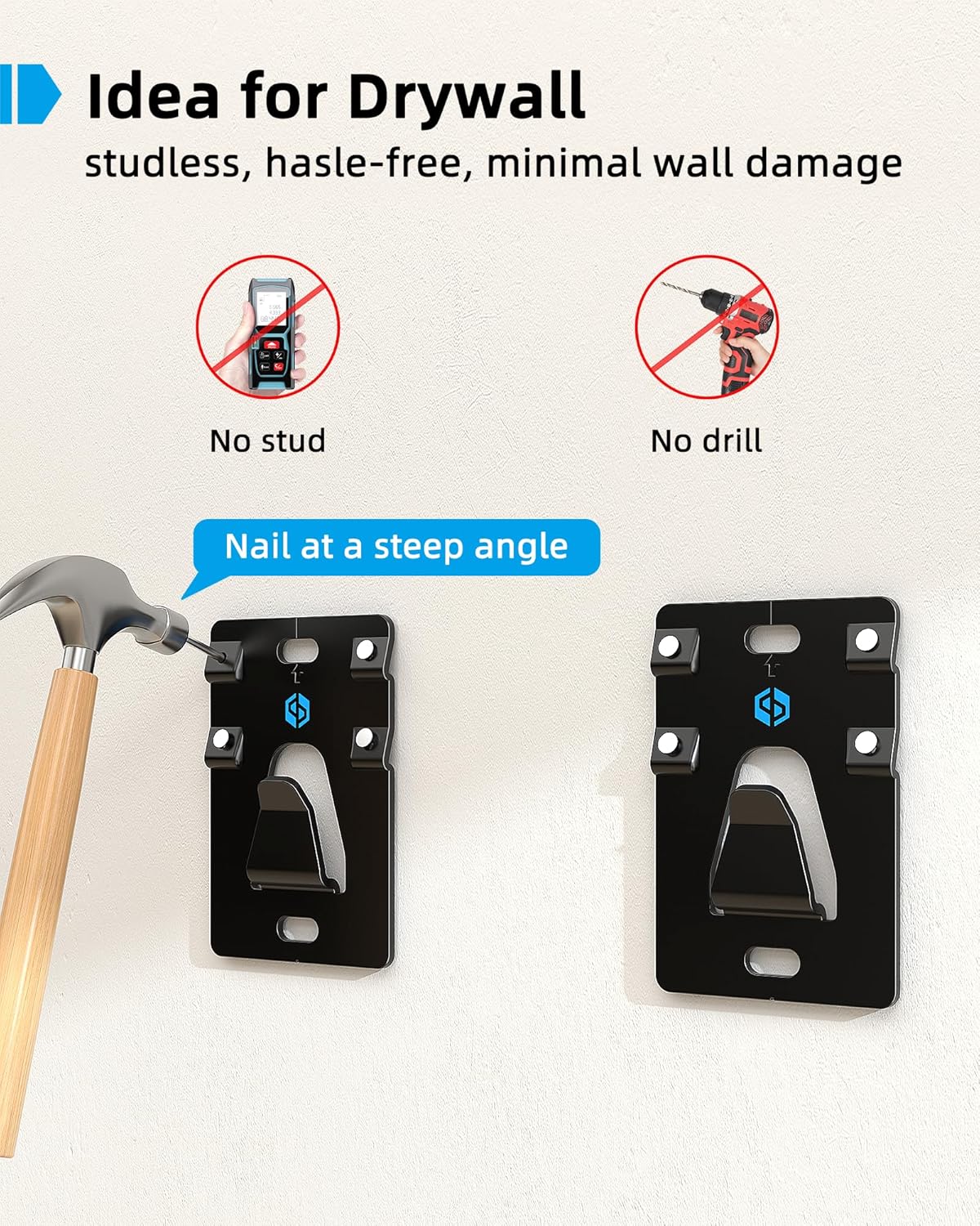 Detalle 2 de Supcline No Stud TV Wall Mount 200 lb