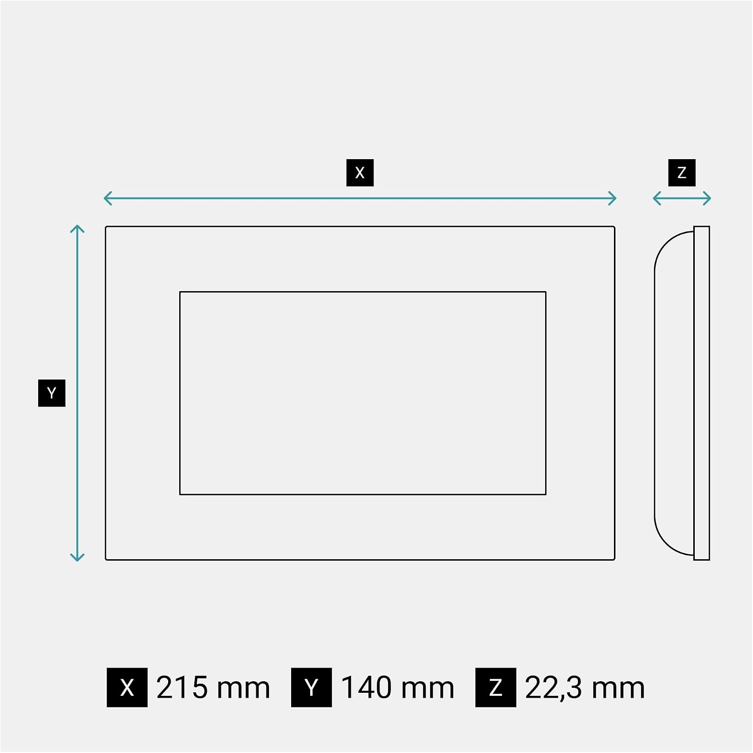 Detalle 2 de Legrand 360910 Kit Videoportero Wi-Fi 7" y Cámara Gran Angular 📹