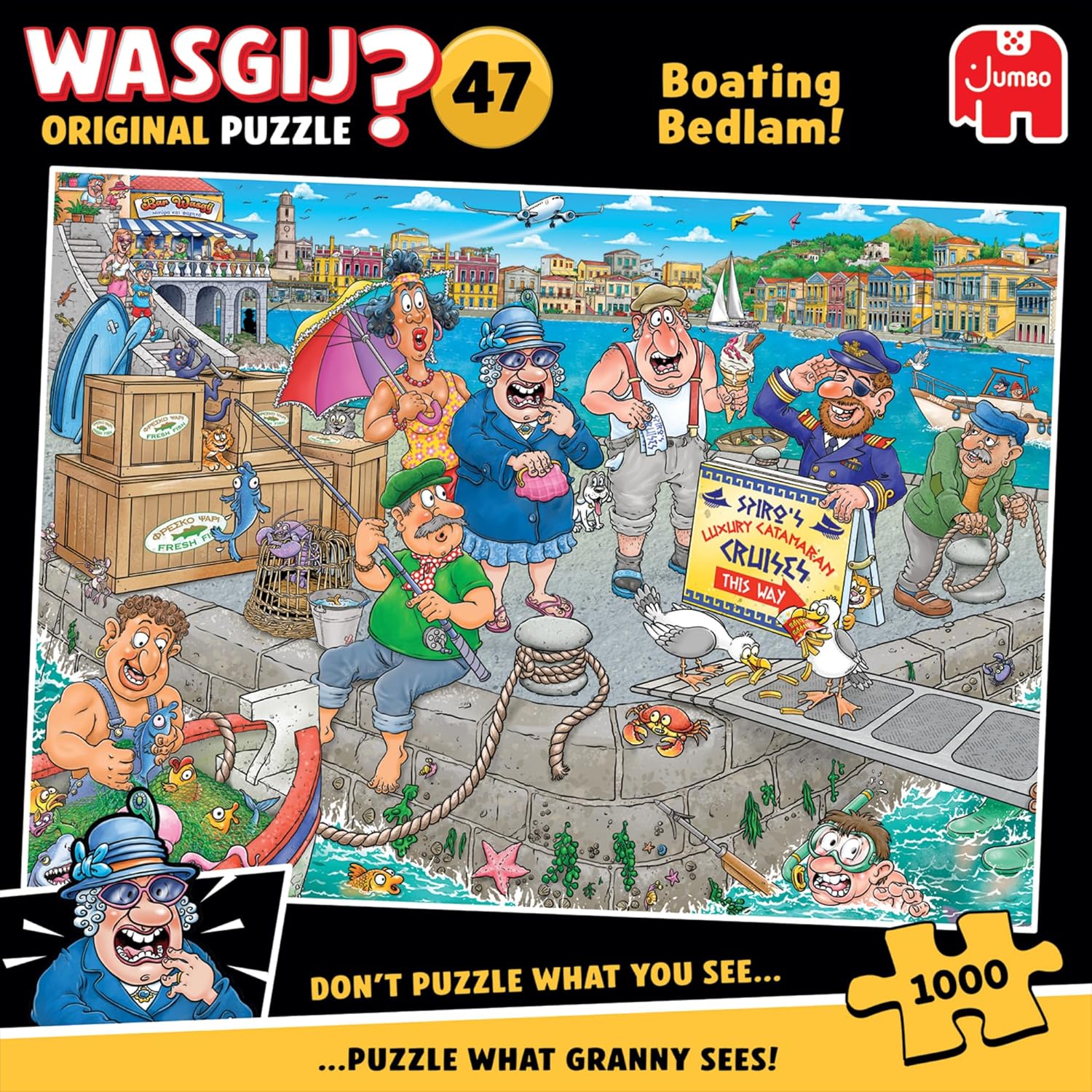 Detalle de Puzzle humour Wasgij Original 47 1000 pièces