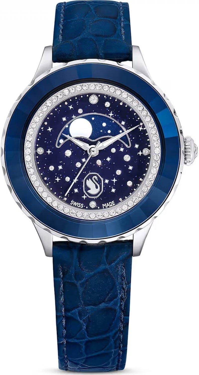 Detalle de Swarovski Octea Moon orologio lunare 37 mm