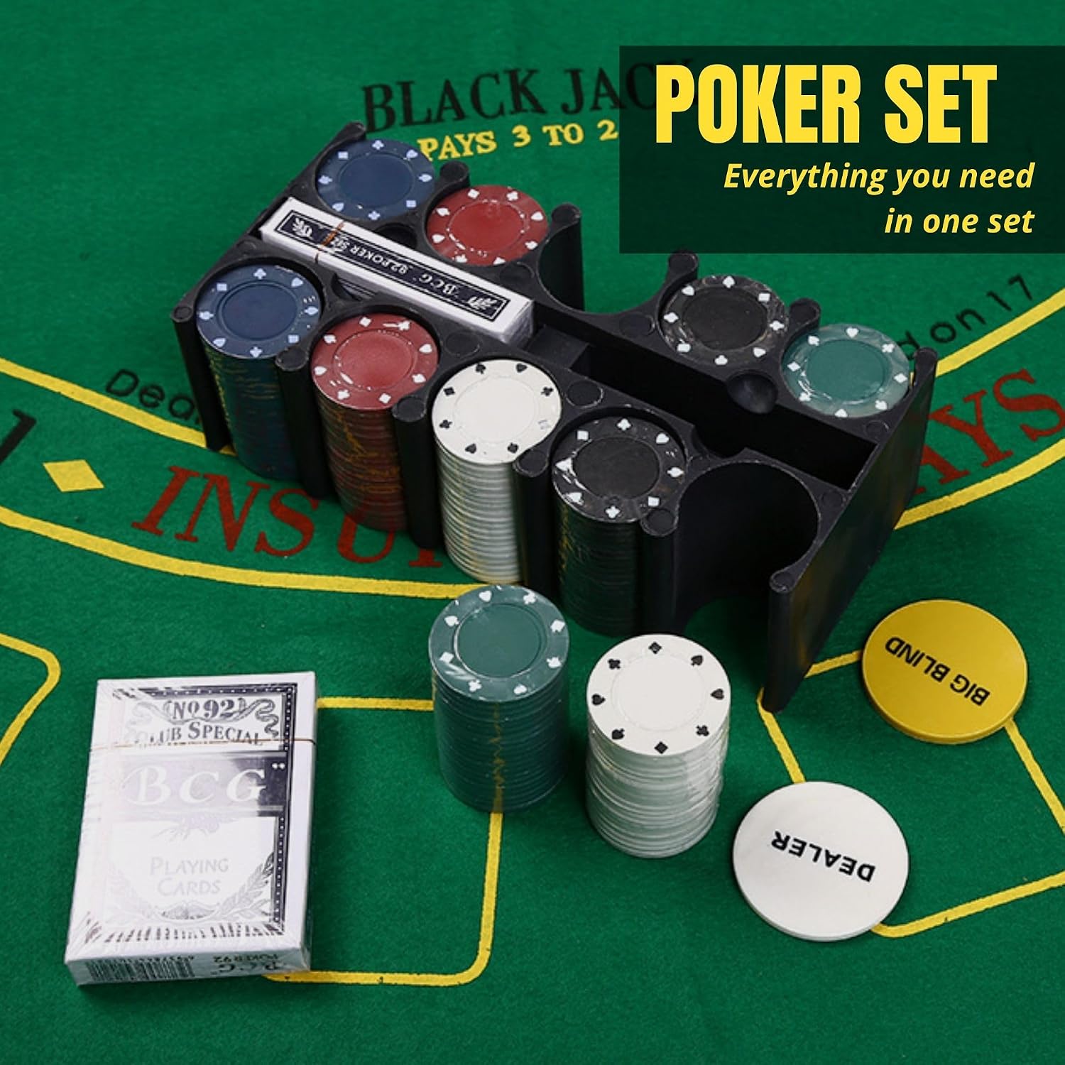 Detalle de MAGIC SELECT Poker Juego de Mesa 200 fichas