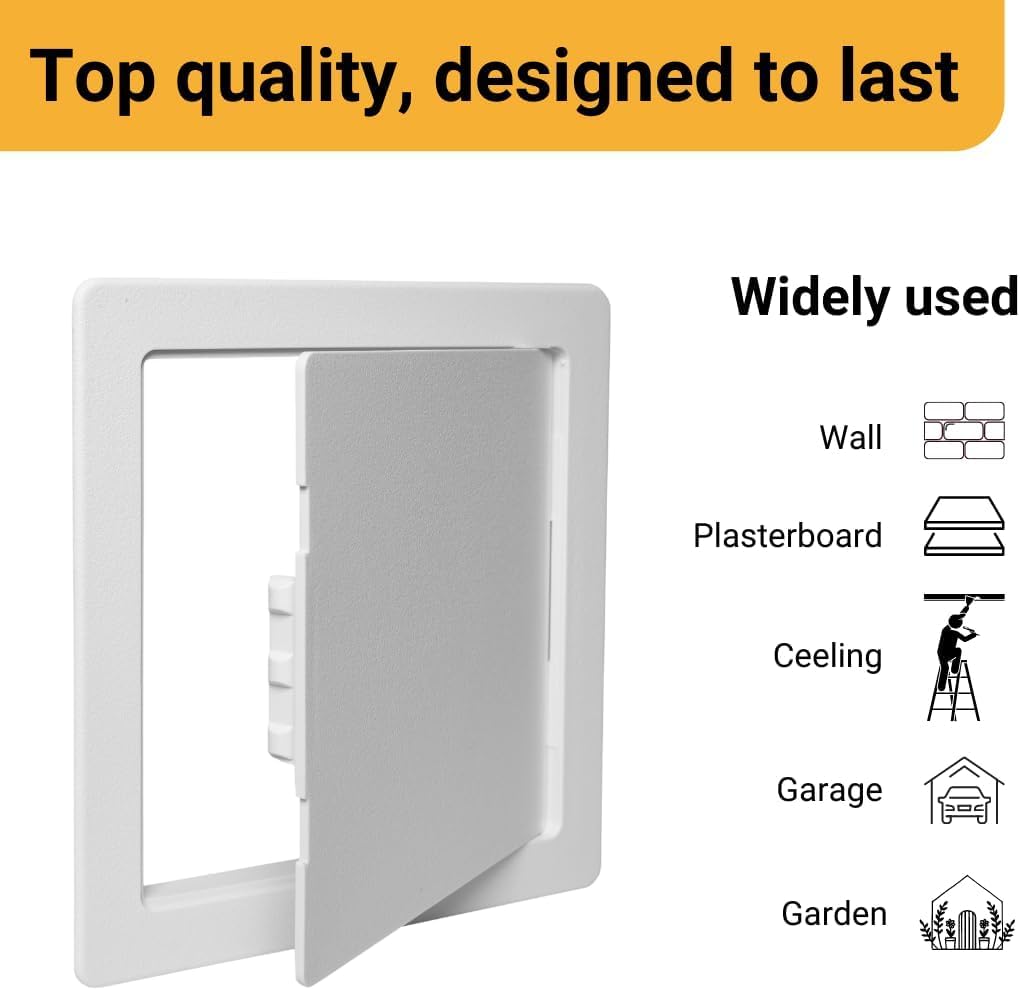 Thumbnail 3 de Proxinova Paintable Access Panel 450x450 mm (High-Grade ABS) for Inspection Hatches & Service Covers