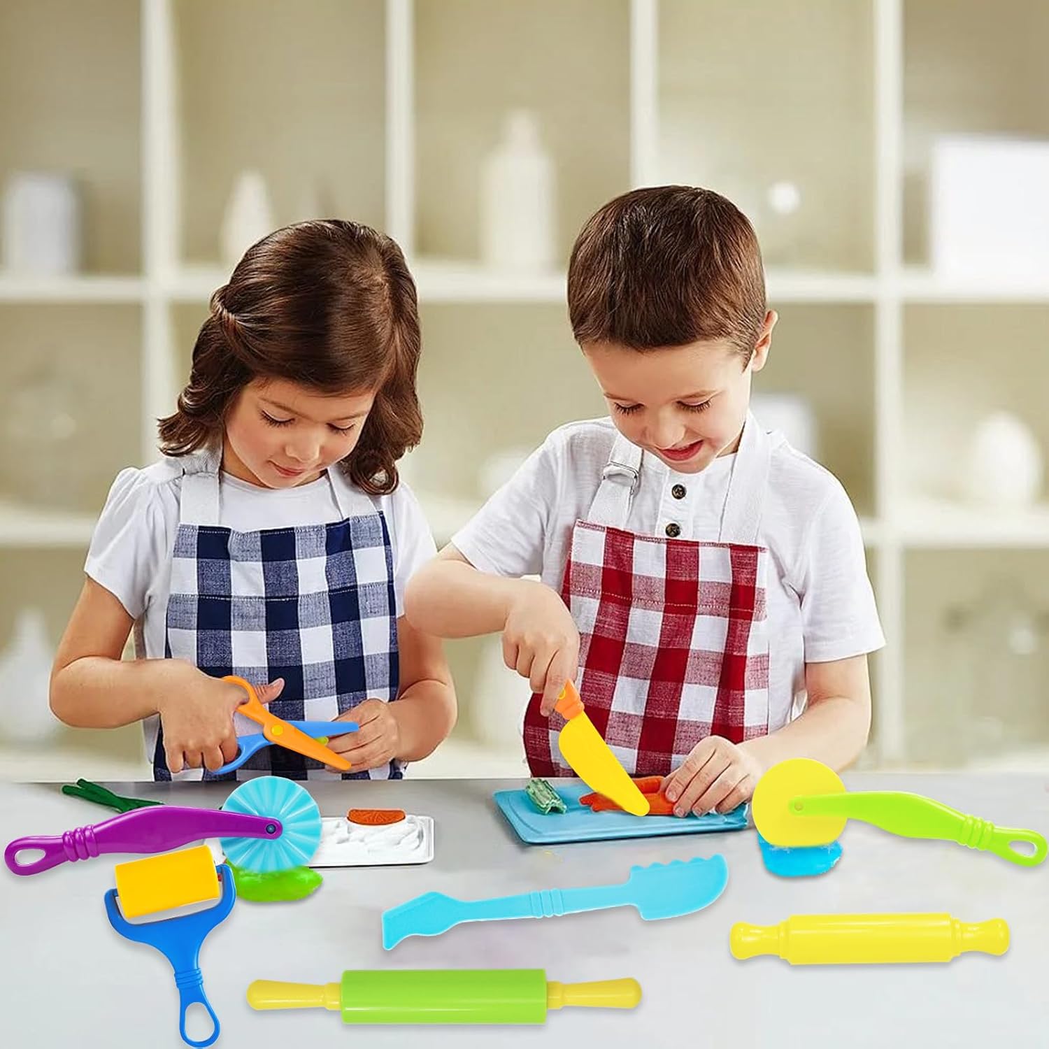 Thumbnail 6 de LCY WEDSHI Dough Tool Set 9 pcs for Kids 🎨