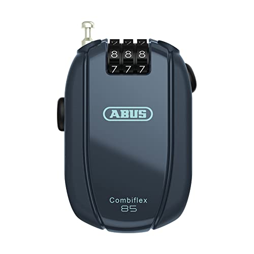 Detalle de ABUS Kabelschloss Combiflex – 85 cm, 1,5 mm stark, Zahlencode, Blau