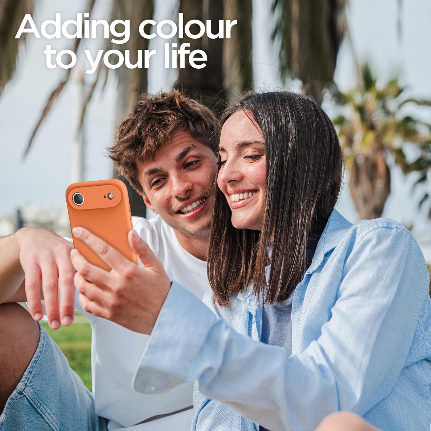 Thumbnail 6 de INGIDO for iPhone Air Case – Liquid Silicone Cover with Camera Protection (Orange)