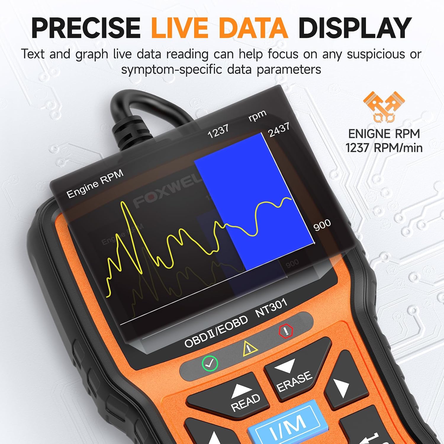 Thumbnail 4 de FOXWELL NT301 OBD2 Code Reader