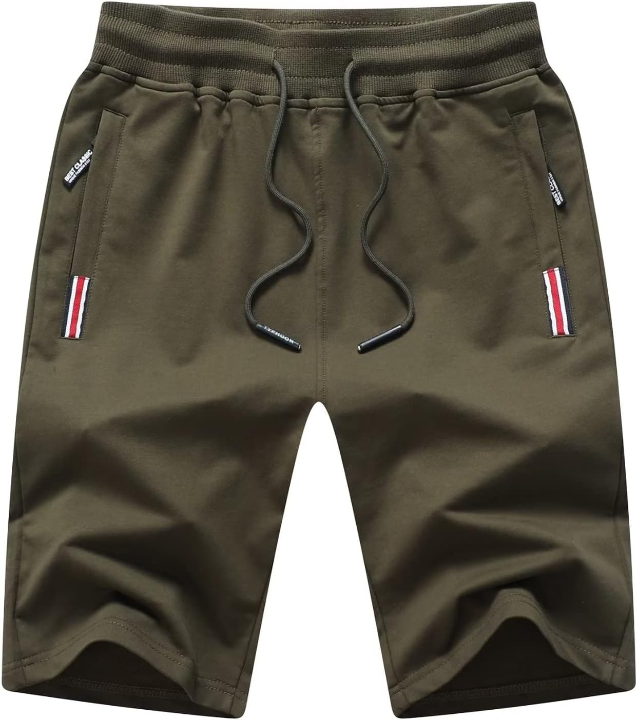 Detalle de Tansozer Sport Shorts Herren Mit Reißverschluss – atmungsaktive Freizeit- & Laufshorts