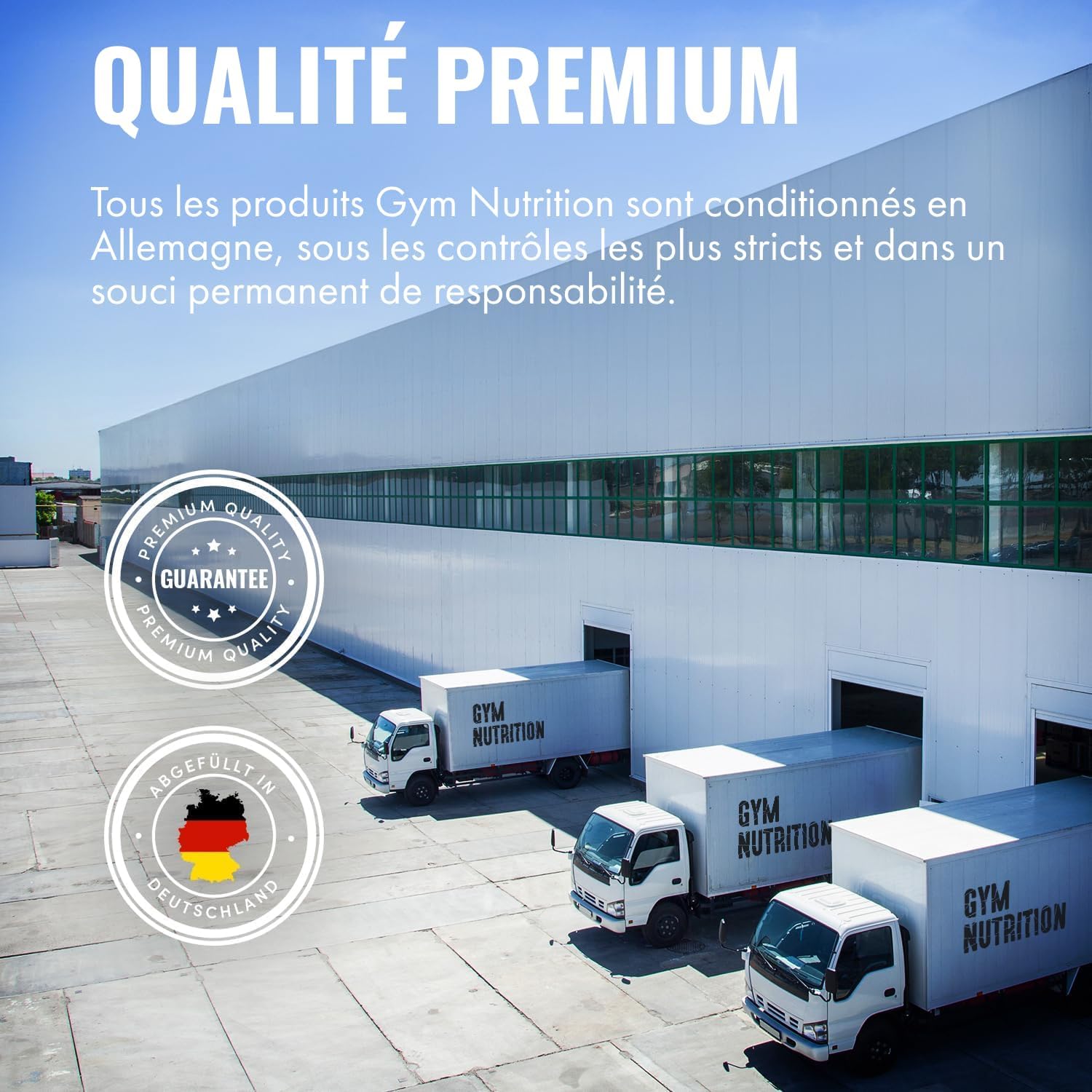 Detalle de Creatine Monohydrate Poudre 1 kg Extrapure® avec inuline (vegan) – fabriquée en Allemagne