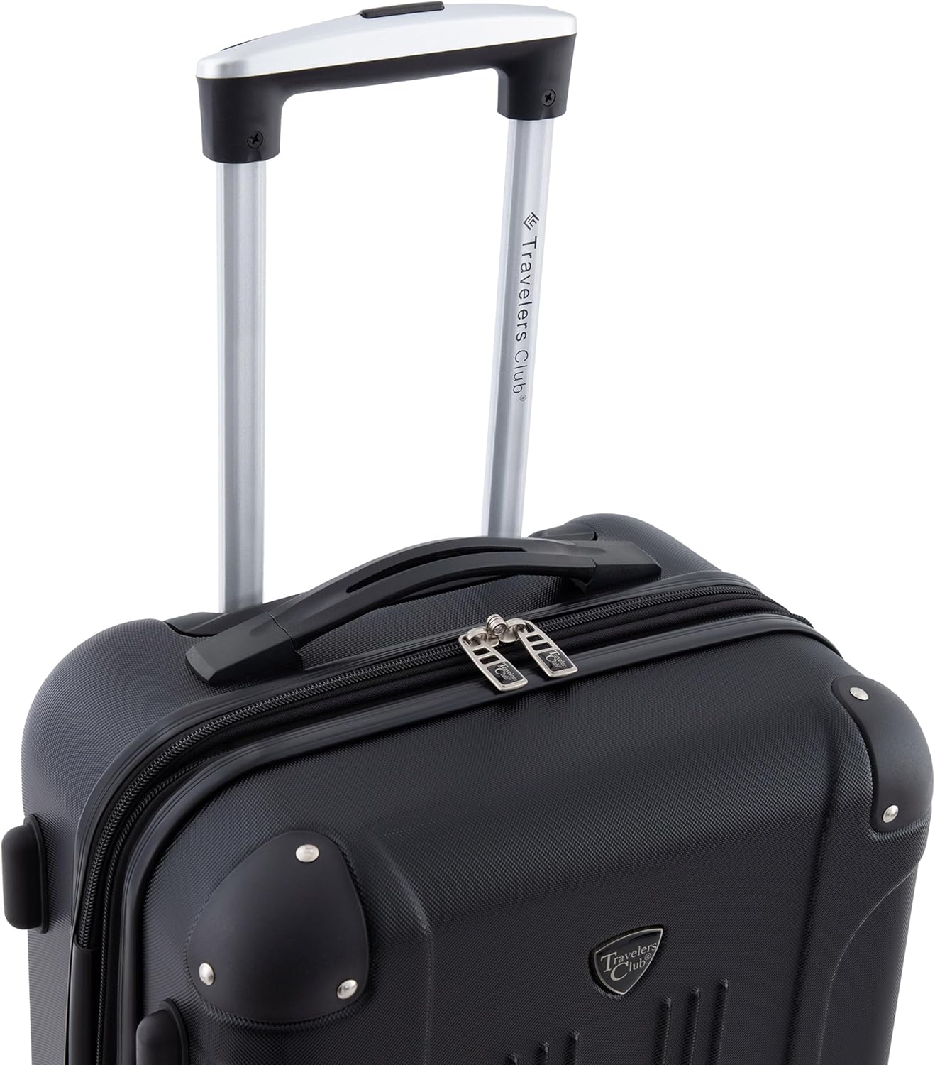 Detalle de Sky Bagages de Cabine Travelers Club – Noir 50 cm : extension et protection pour vos voyages