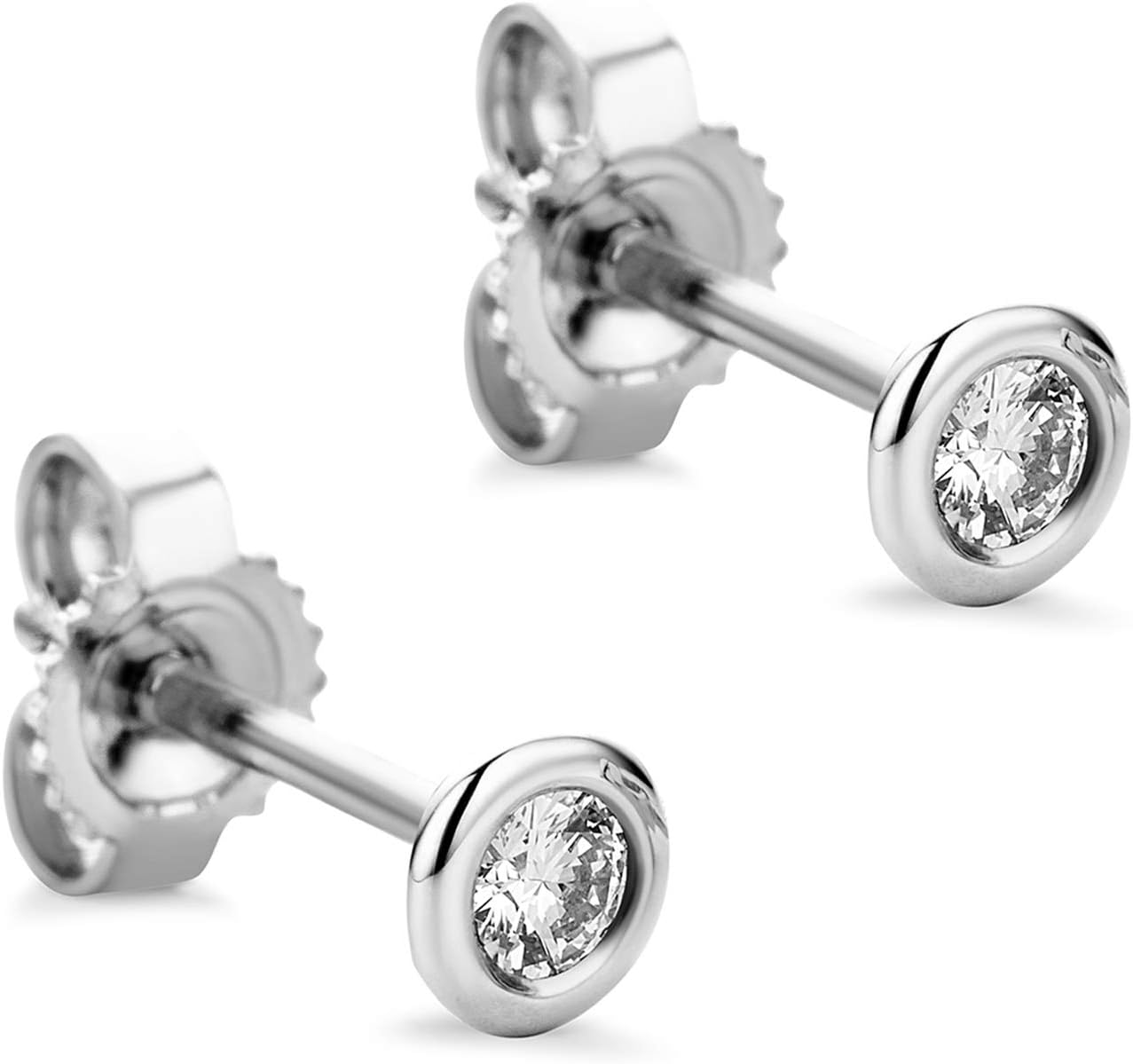 Detalle de Orovi Boucles d'oreilles 0,10 ct đ