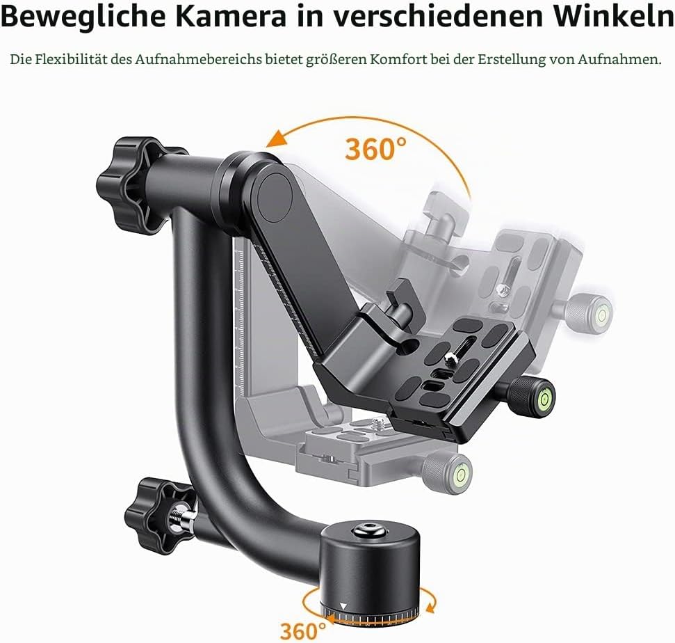 Thumbnail 6 de K&F CONCEPT Gimbalkopf 20 KG Tragkraft