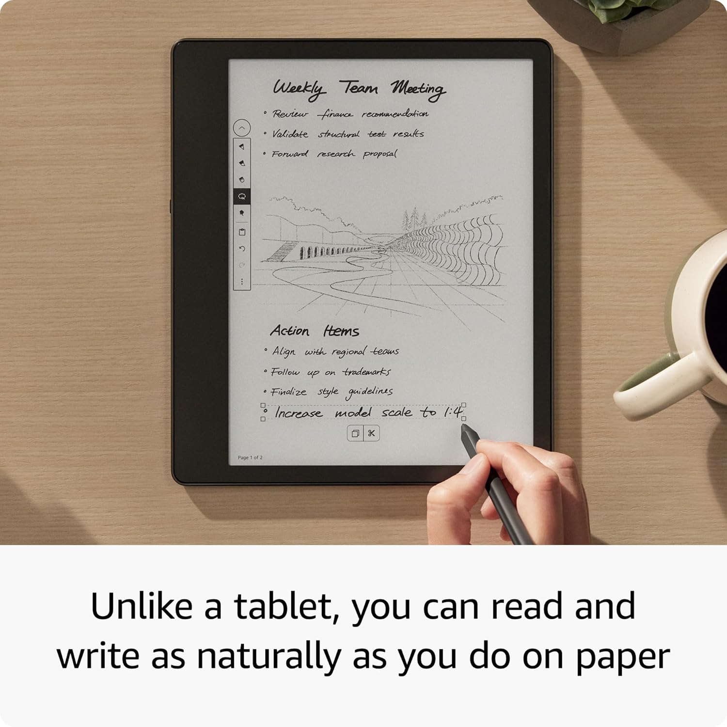 Thumbnail 6 de Kindle Scribe (2022 release) 16 GB with 10.2-inch Paperwhite display and Premium Pen