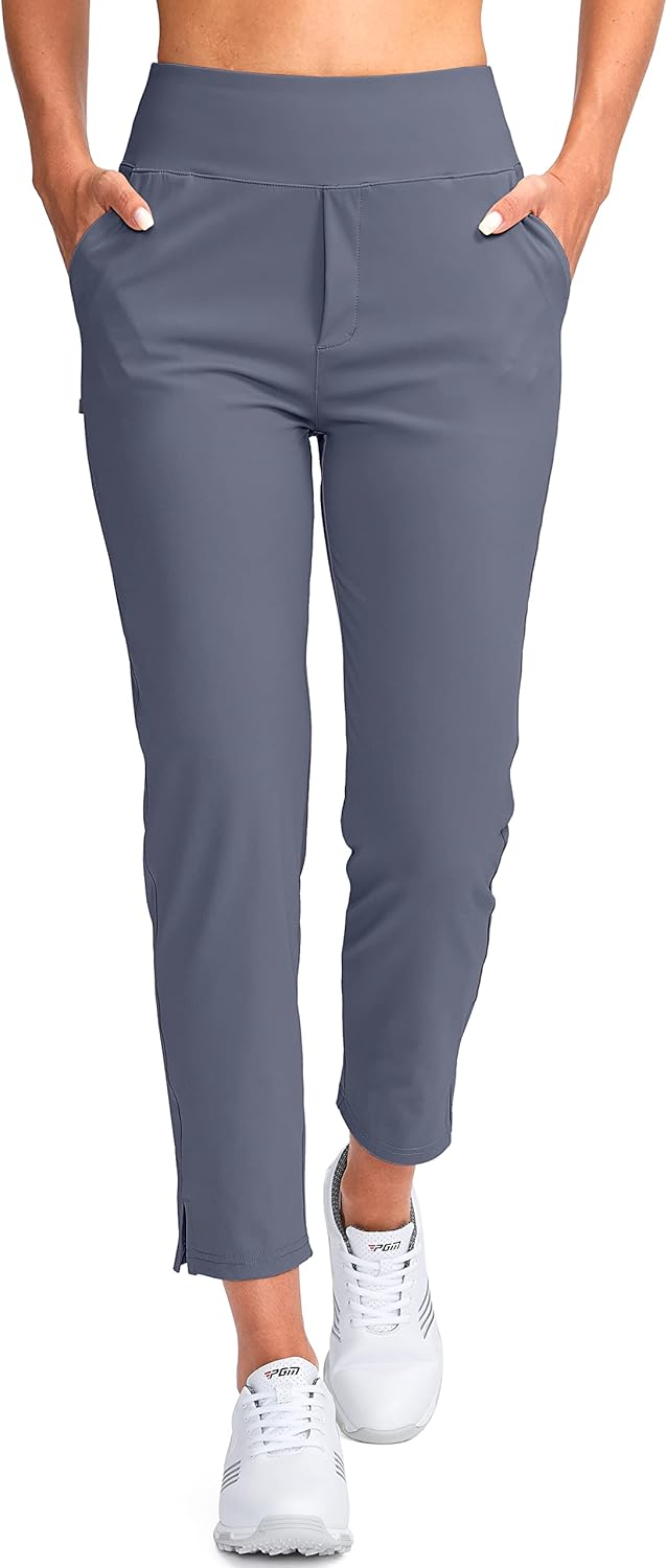 Thumbnail 3 de YYV Women's Golf Pants Stretch Work Ankle Pants with Pockets