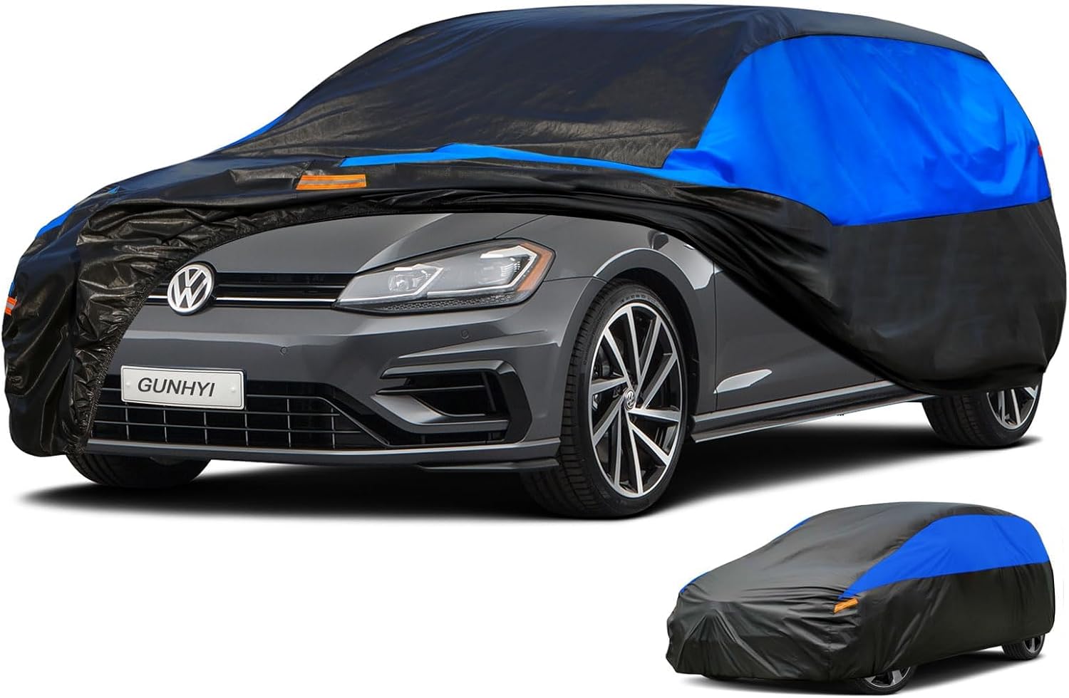 Gunhyi Bâche Voiture Extérieure Respirante et Étanche (415–450 cm) – Protection tout temps