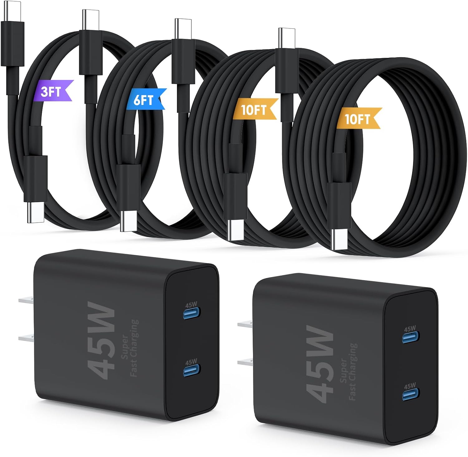 Detalle de QZIIW 45W Fast Charger for Phones