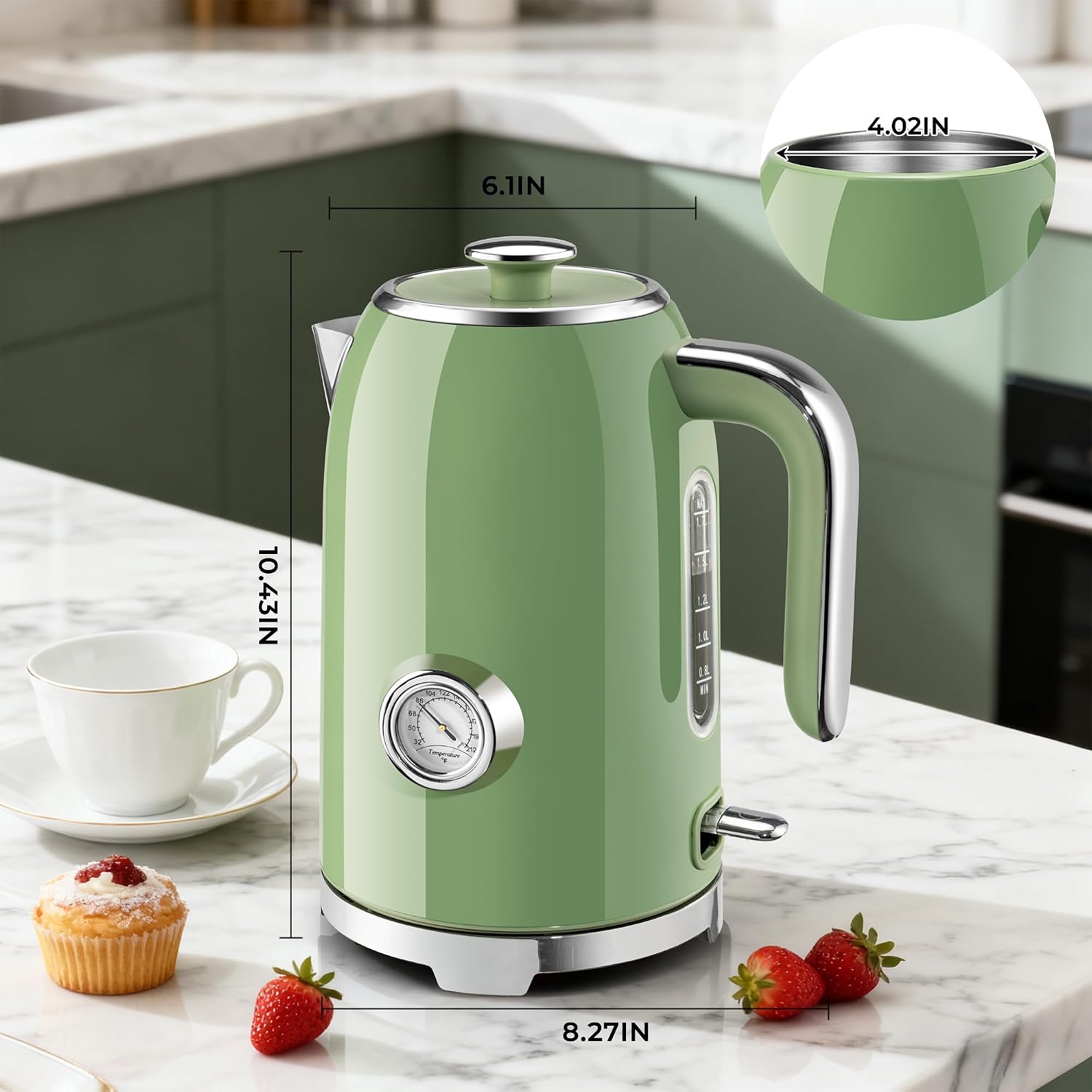 Thumbnail 6 de SUSTEAS Electric Kettle 57oz Fast 1500W