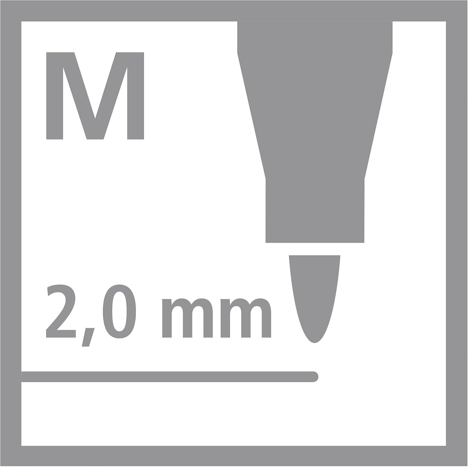 Detalle de STABILO Filzstift power – flexibel, auswaschbar und robust mit 2 mm Strichstärke