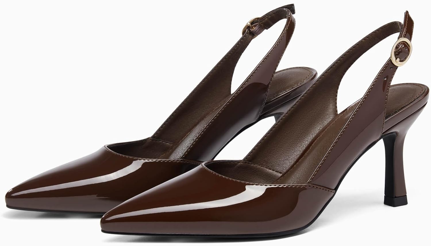 Thumbnail 2 de Rilista Women's Slingback Kitten Heels Pumps 👠
