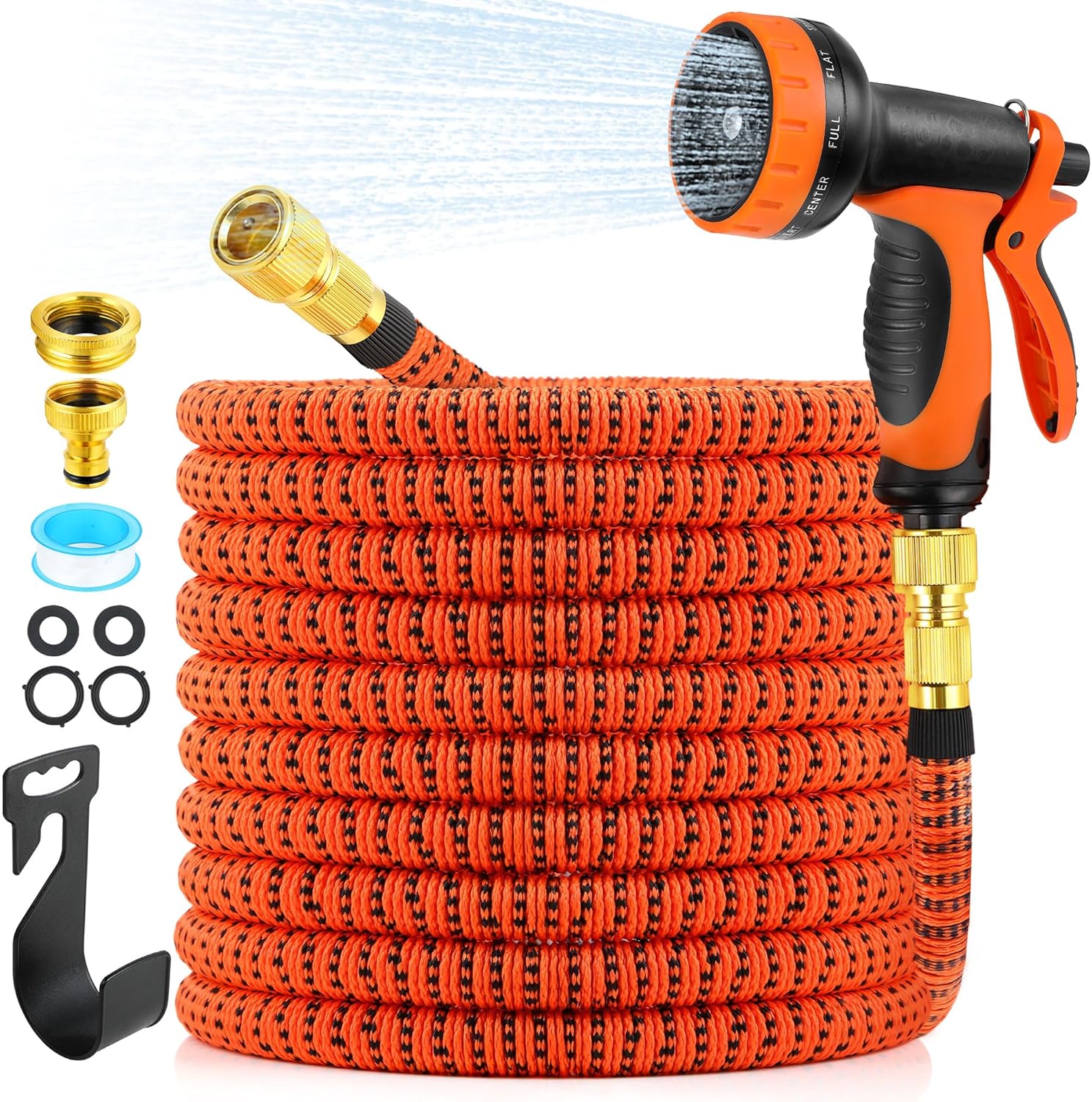 Thumbnail 6 de BoriYa Hose Pipe – Upgraded Expandable 100ft Garden Hose with 10-Function Spray Nozzle