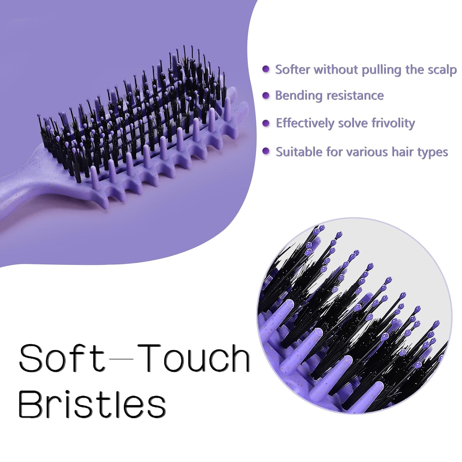Detalle 1 de Curly Hair Brush Curl Defining Brush