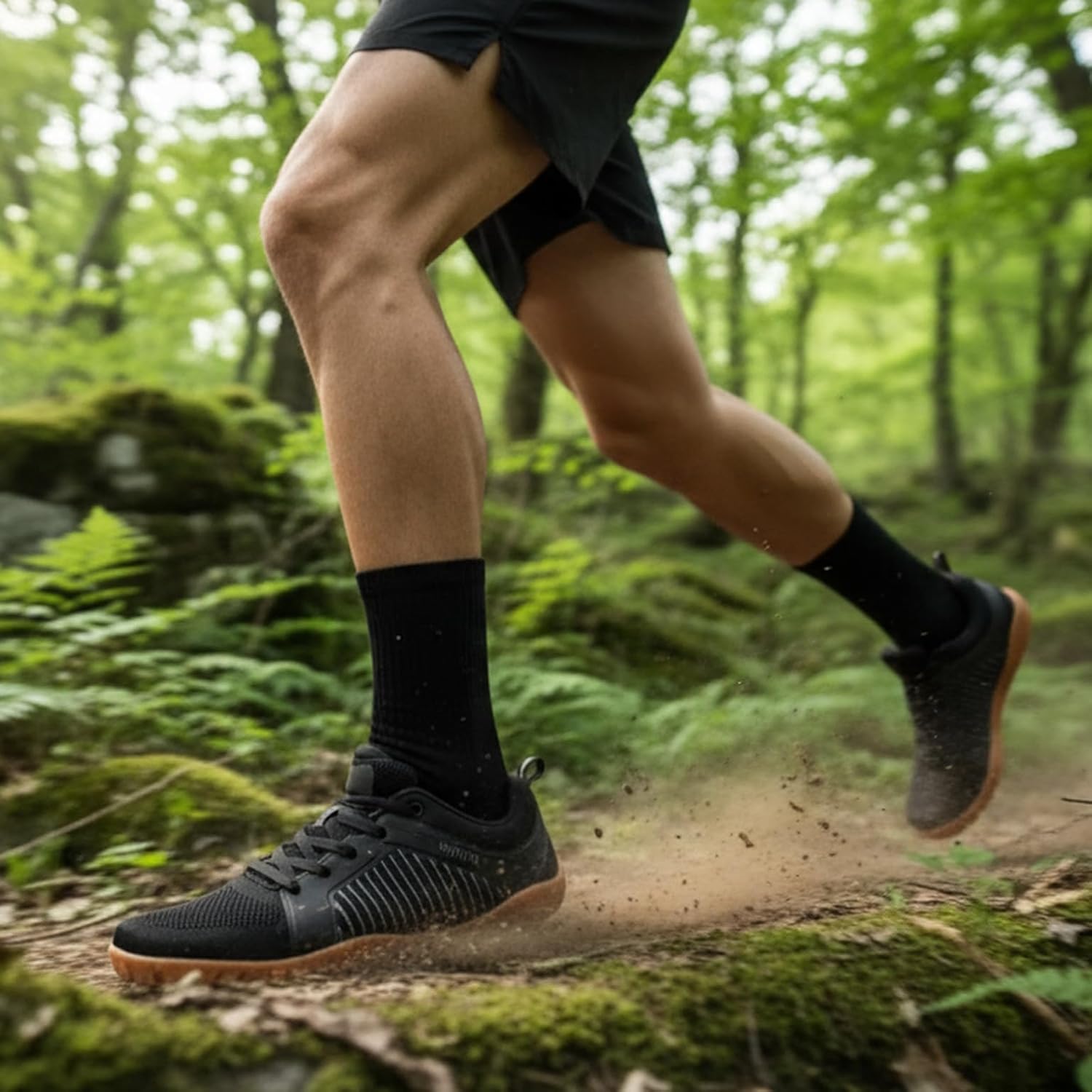 Thumbnail 1 de WHITIN Men’s Barefoot Trail-Running Shoes (Wide Toe-Box, Zero-Drop Sole)