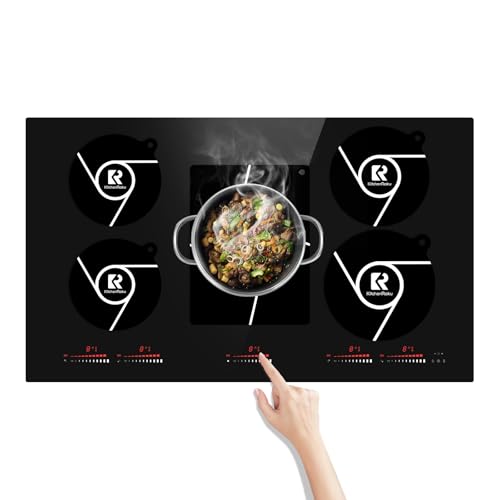 Thumbnail 7 de KitchenRaku Copri Piano Induzione in silicone, 5 pezzi antiscivolo neri