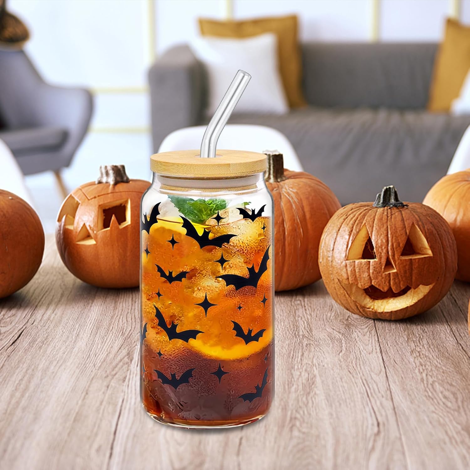 Thumbnail 4 de Halloween Becher 500 ml Trinkglas 🎃