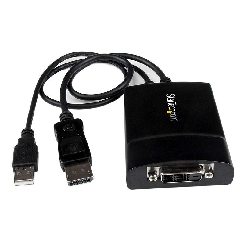Detalle de Startech Adaptador DisplayPort a DVI-D doble enlace 🎥