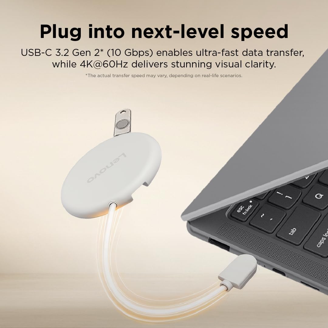 Detalle de Lenovo 5-in-1 USB-C Hub