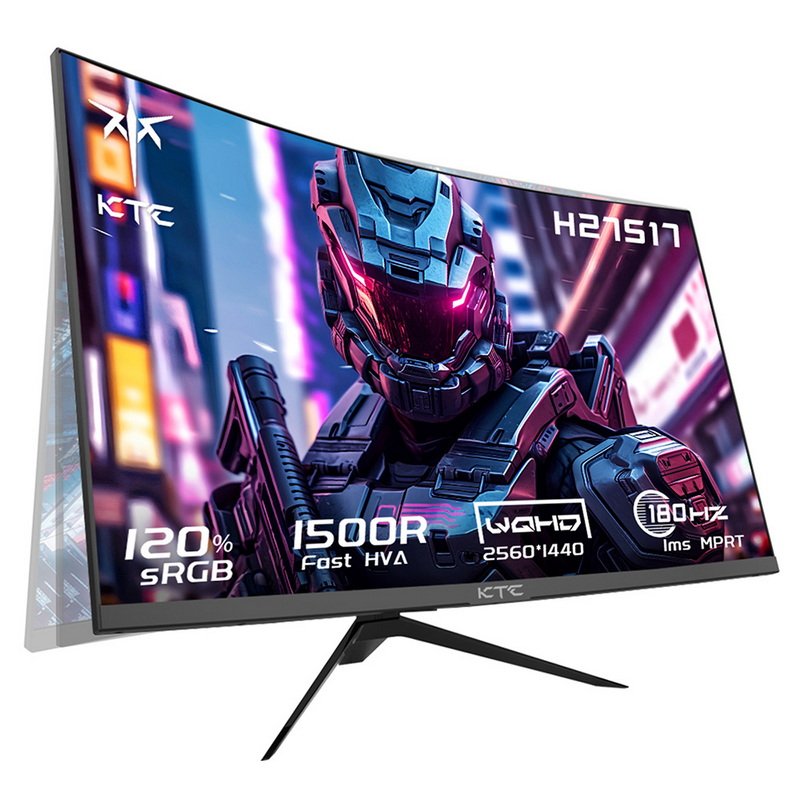 Detalle 2 de KTC H27S17 Monitor 27" QHD 180 Hz FreeSync Premium