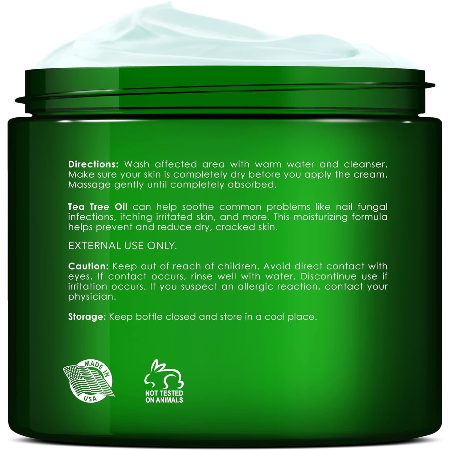 Detalle de New York Biology Tea Tree Foot Cream 8 oz