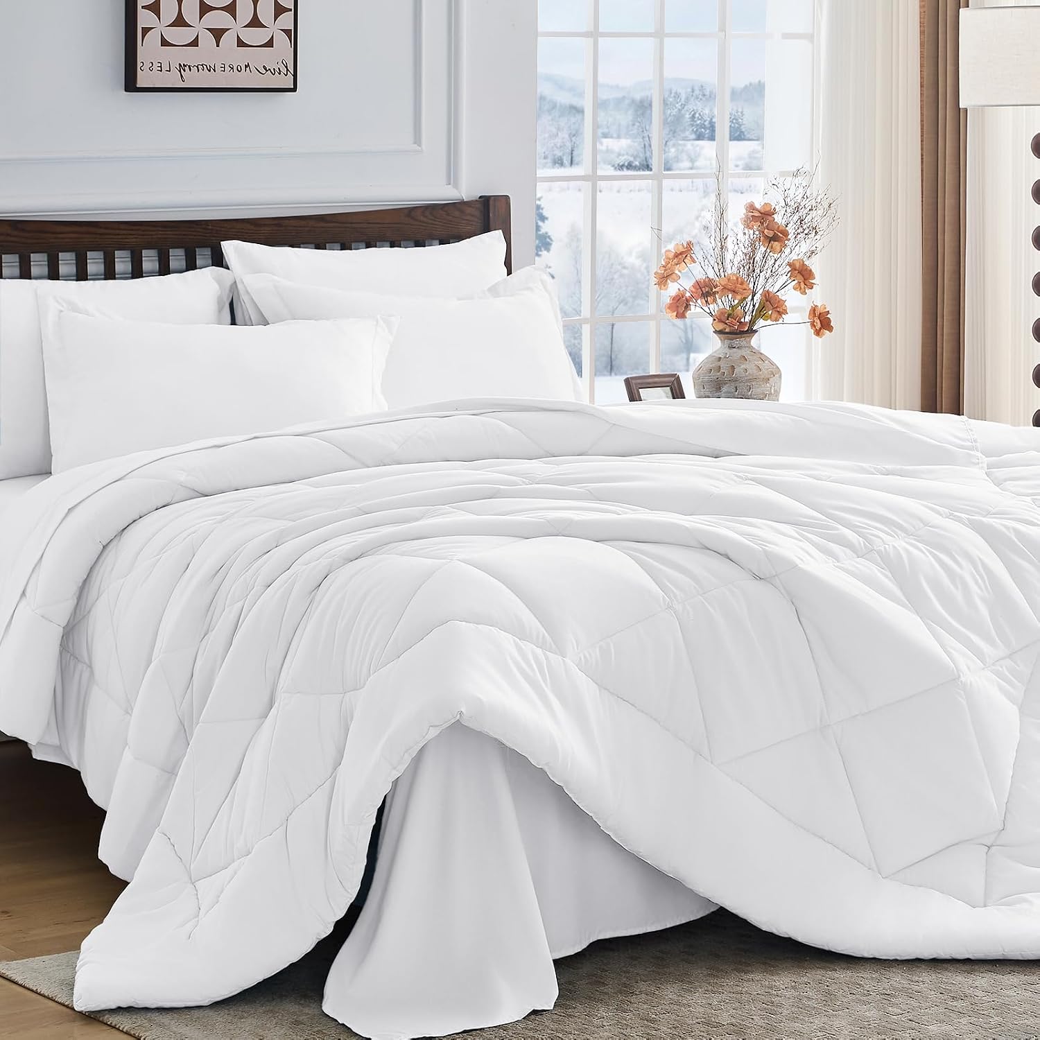 Detalle de HEVUMYI King Comforter Set