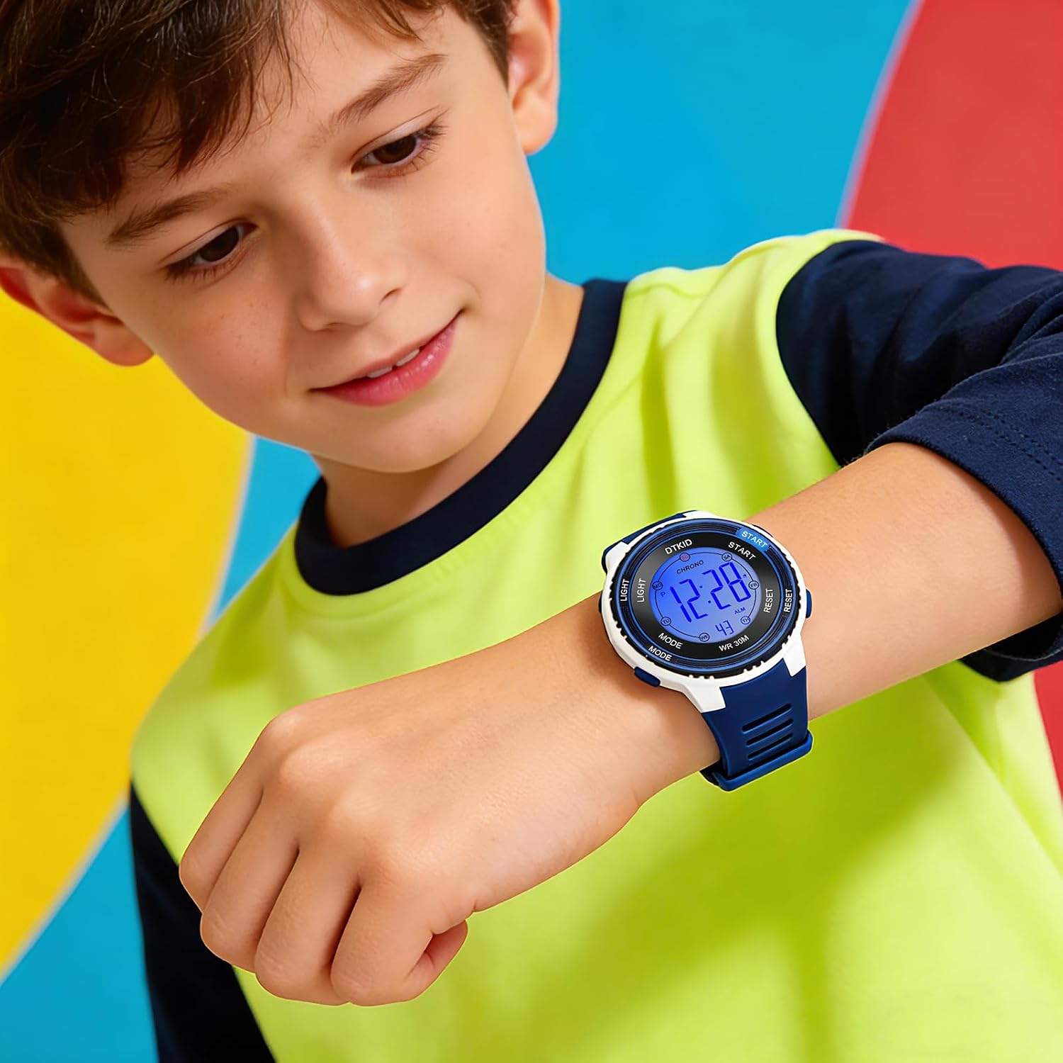 Thumbnail 6 de DTKID Montre digitale enfant 30M étanche
