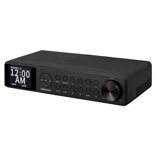 Detalle de MEDION P66750, radio da cucina sottopensile DAB+ con Bluetooth e display TFT