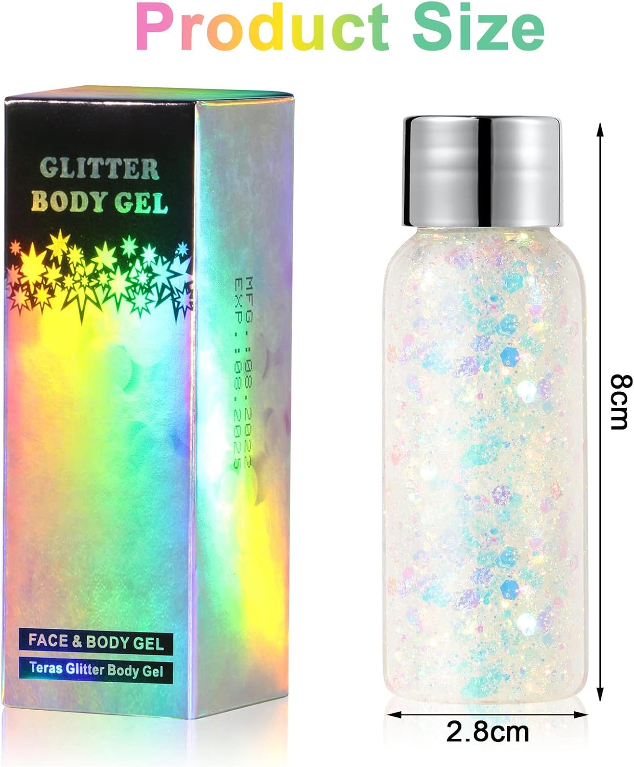Thumbnail 6 de Glitter per corpo e viso 3 colori