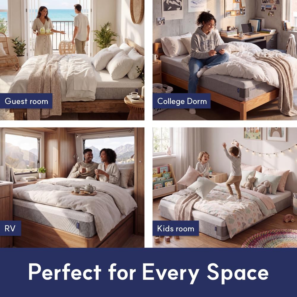 Thumbnail 6 de LIFEMENT E-MT-MEM-12-F-03 12-Inch Full Memory Foam Mattress