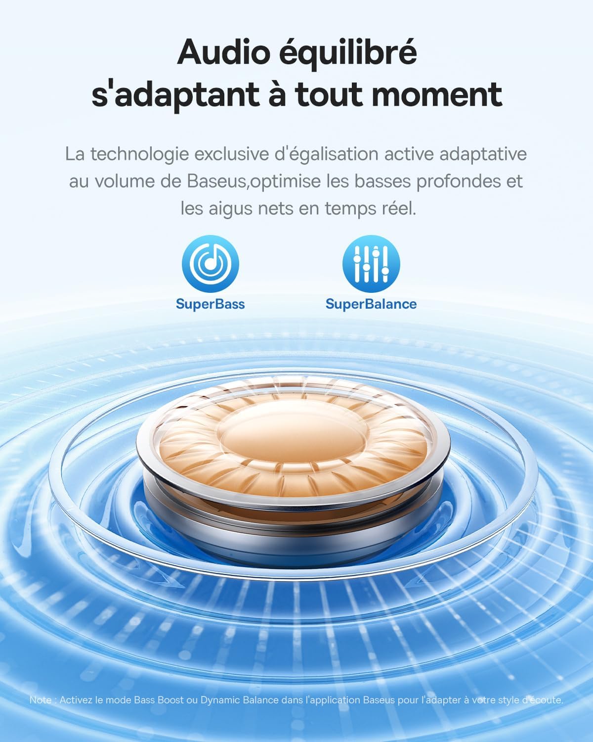 Detalle de Baseus EP10 Pro Écouteurs Bluetooth 55H 📧