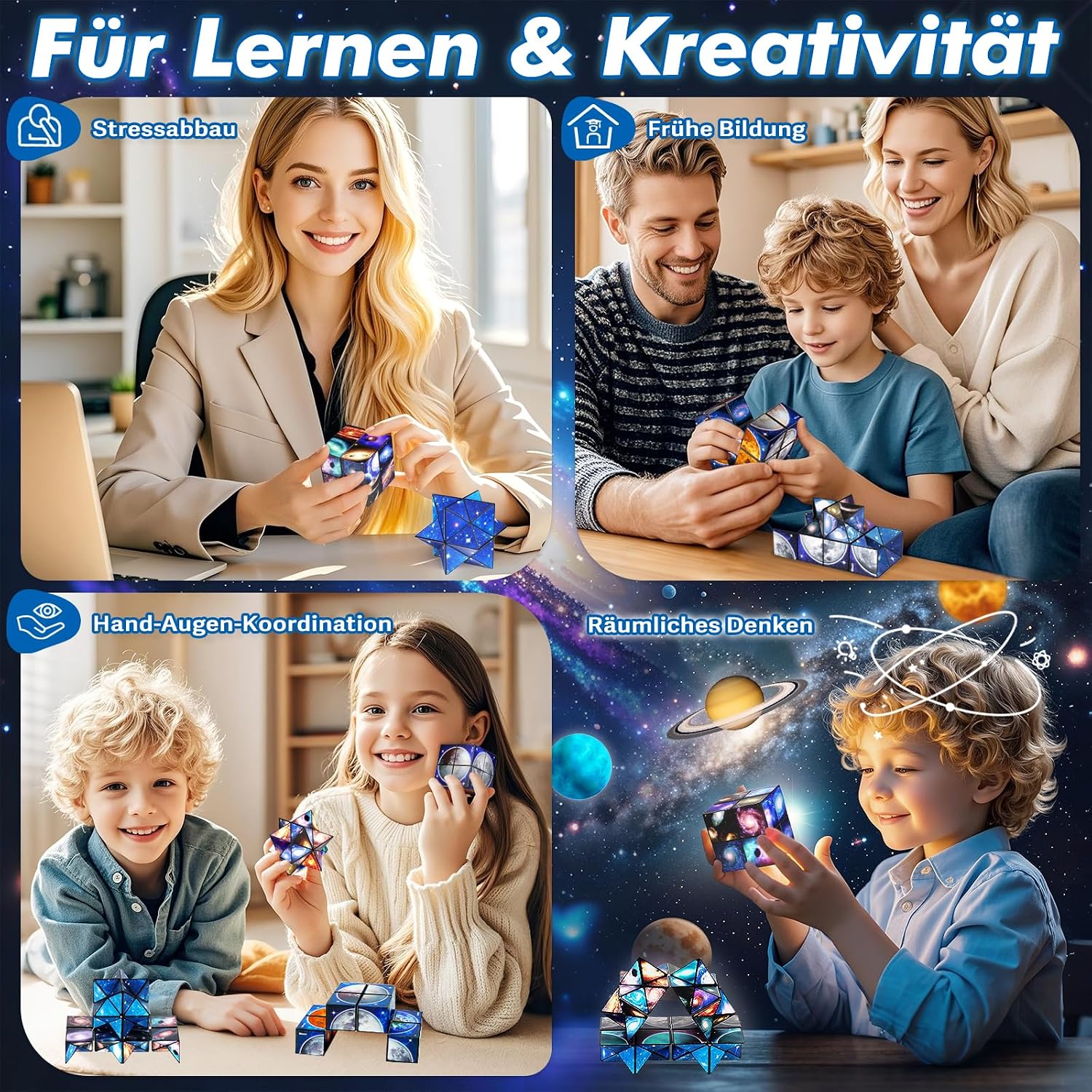 Thumbnail 6 de Euclidean Cube Sternenwürfel Zauberwürfel-Set 5,5 cm 🧩