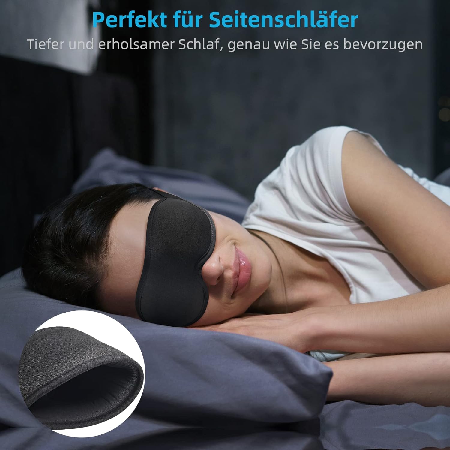 Thumbnail 1 de 2026 Schlafmaske 99,99% Lichtschutz 😴