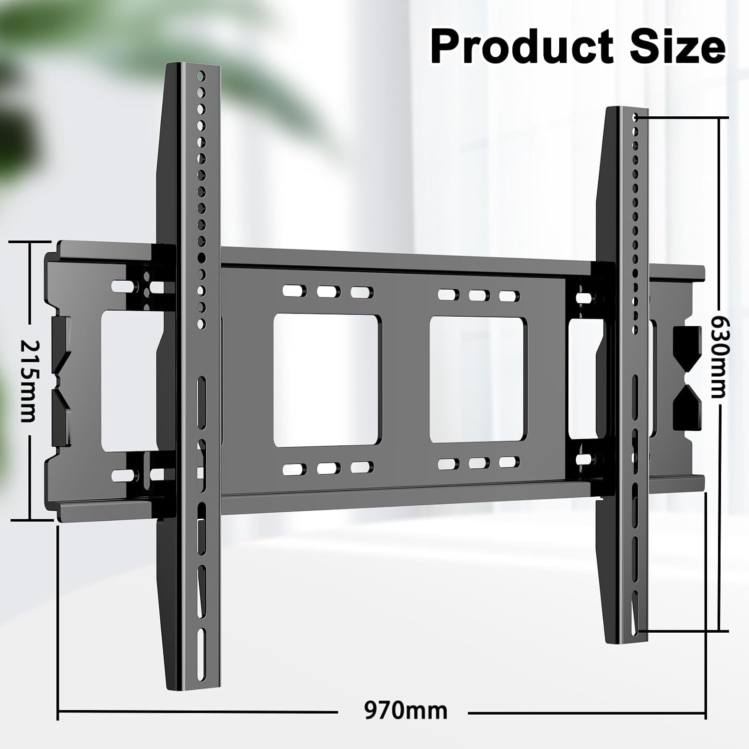 Detalle 2 de JXMTSPW TV Wall Bracket Fixed for 50–120 inch TVs: Heavy-Duty, Ultra-Slim, VESA 900x600