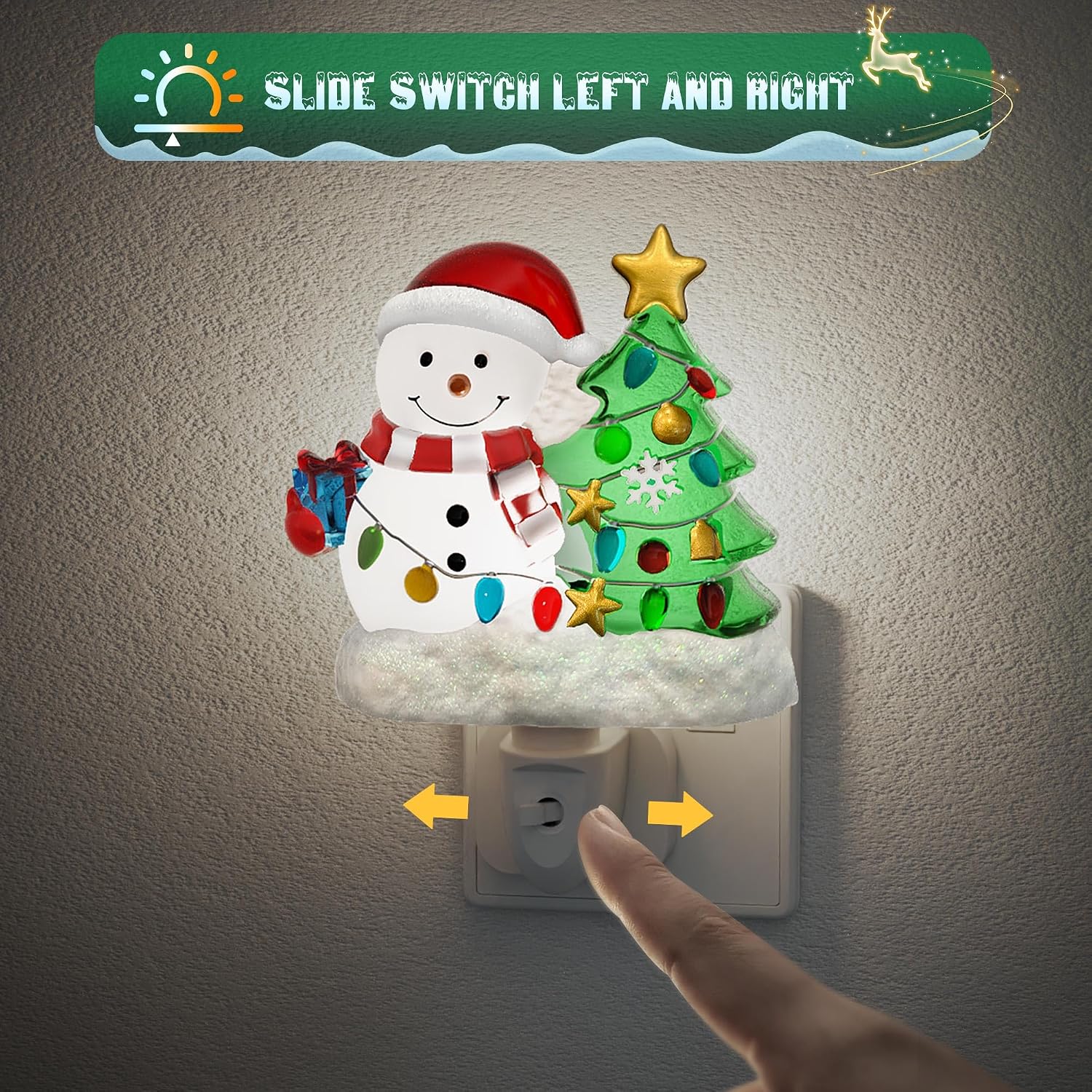 Detalle 2 de JandCase Night Light Plug in Wall 5000K