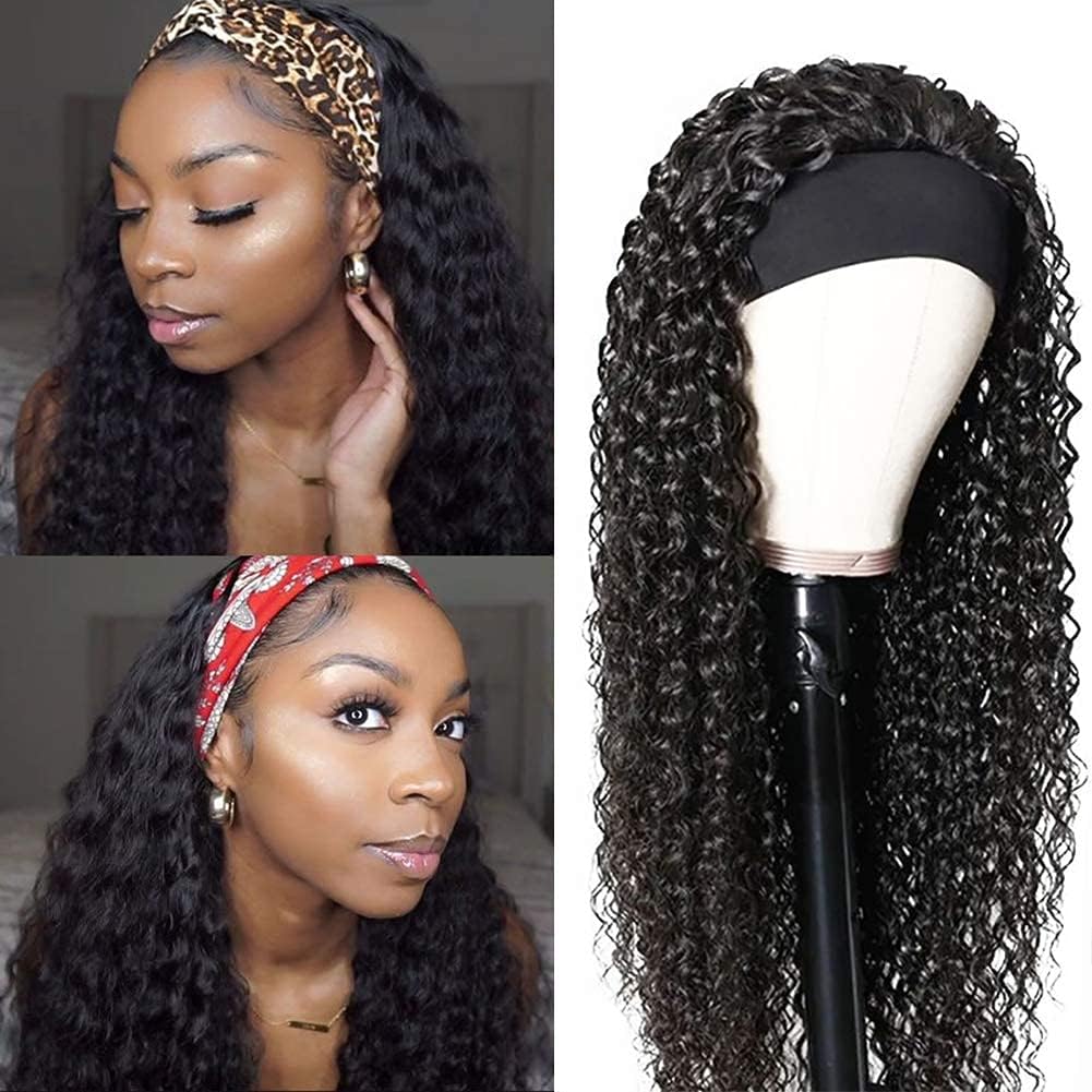 Thumbnail 3 de TNICE Deep Wave pannbandsperuk i äkta hår, 16 tum, naturfärg