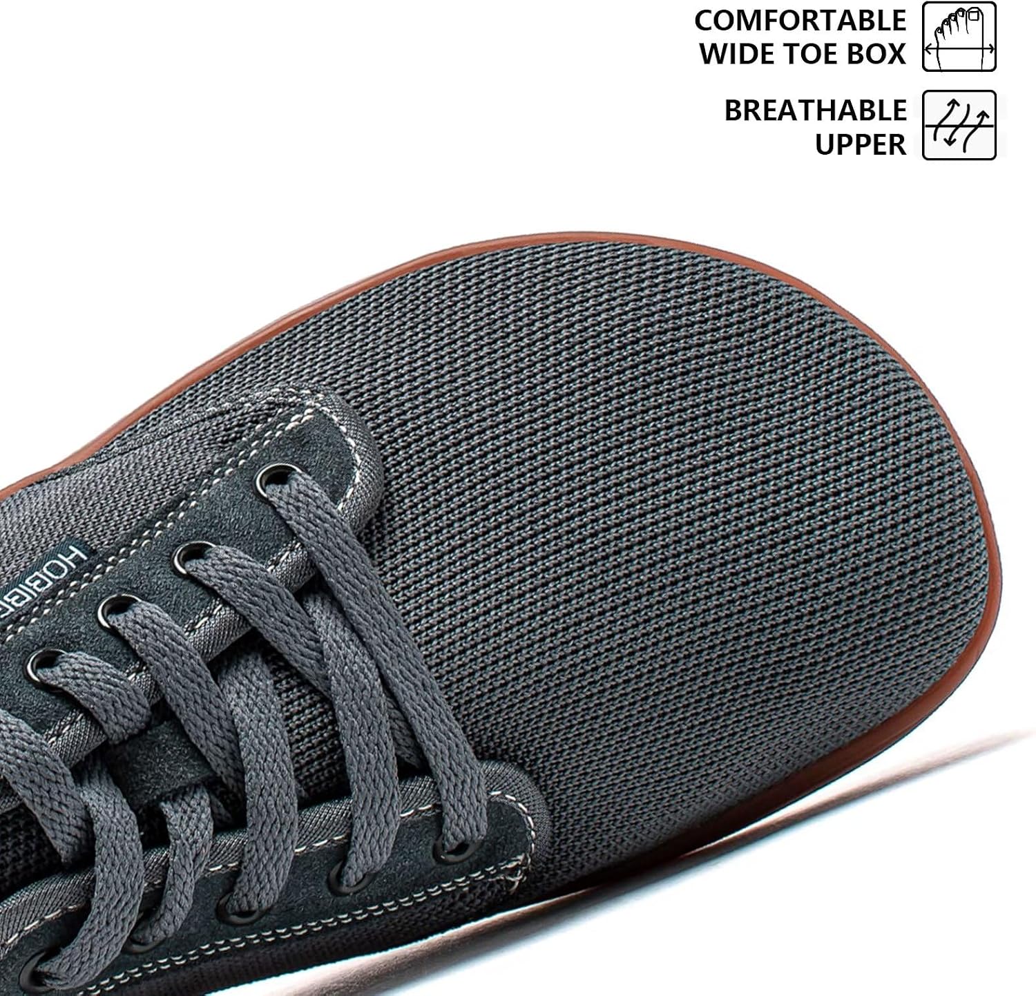 Detalle de HOBIBEAR Unisex Wide Barefoot Minimalist Shoes for Men & Women (Outdoor Trail & Walking)